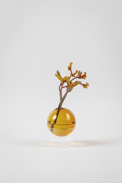 DIMM: Studio About standing flower bubble · amber · low tube