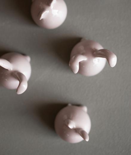 DIMM: Páskakanínur 3pk · triplets · white dot